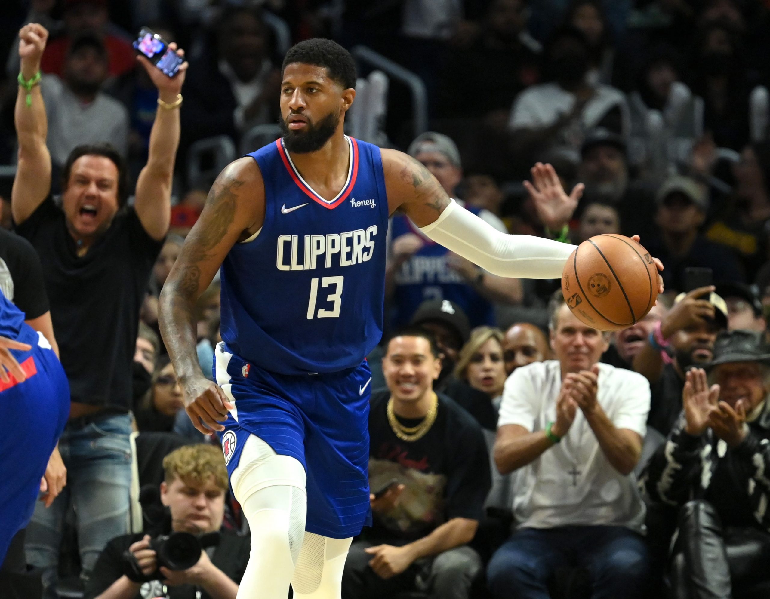 Los Angeles Clippers forward Paul George