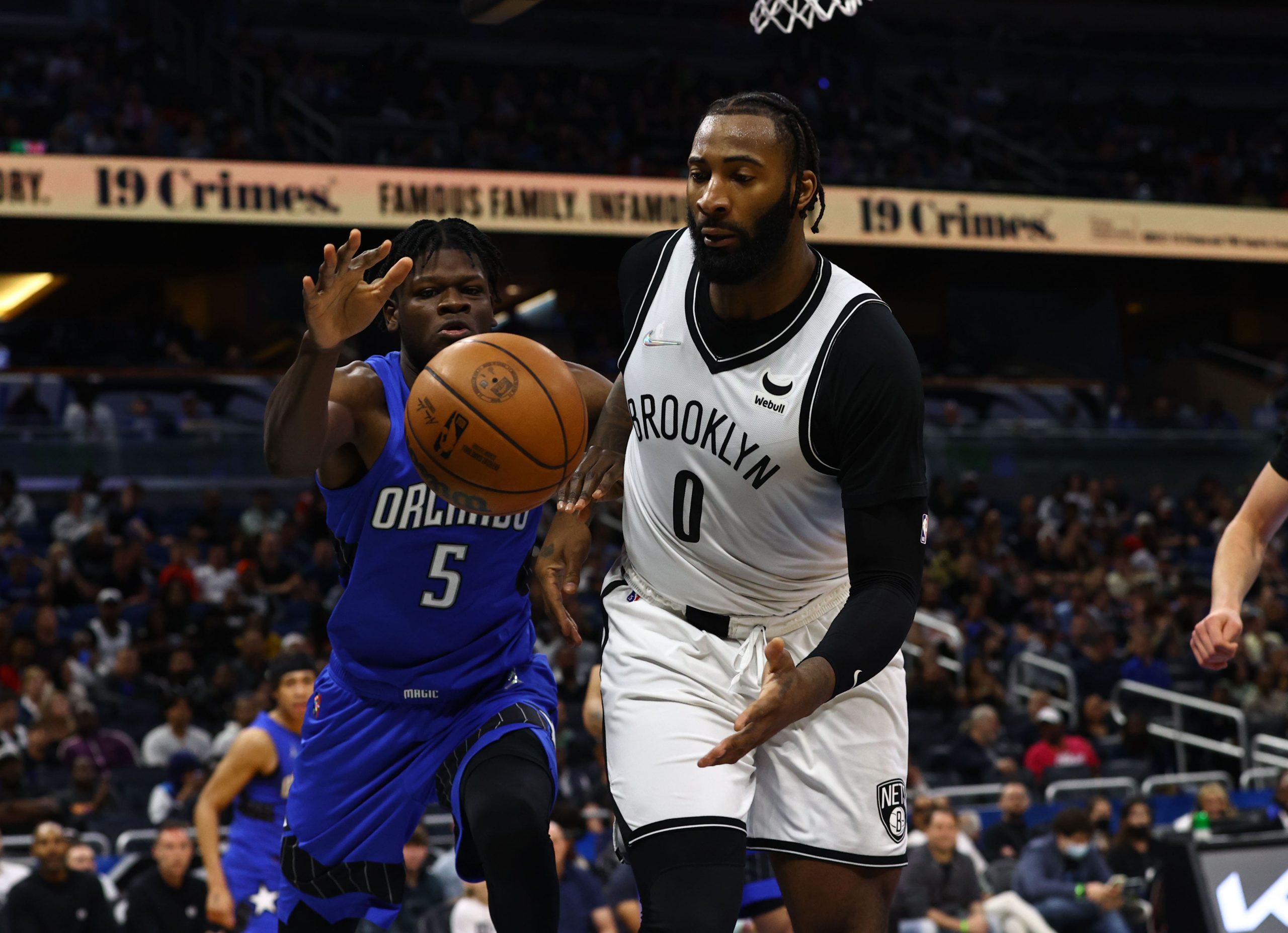 Andre Drummond of the Brooklyn Nets