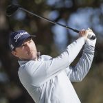 Russell Henley tees off during the first round of the World Golf Championships-Dell Technologies Match Play golf tournament.