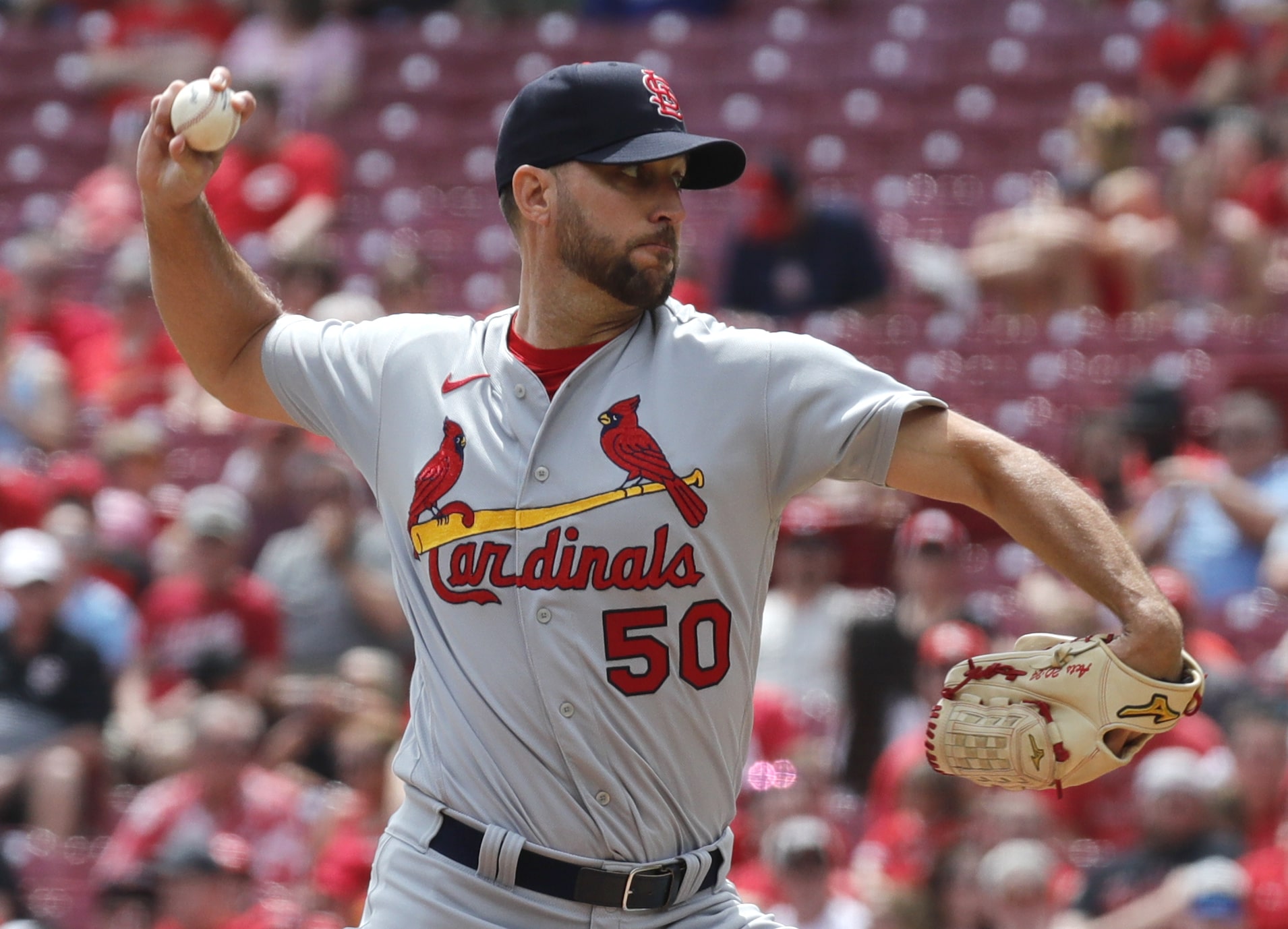 Adam Wainwright of the St. Louis Cardinals