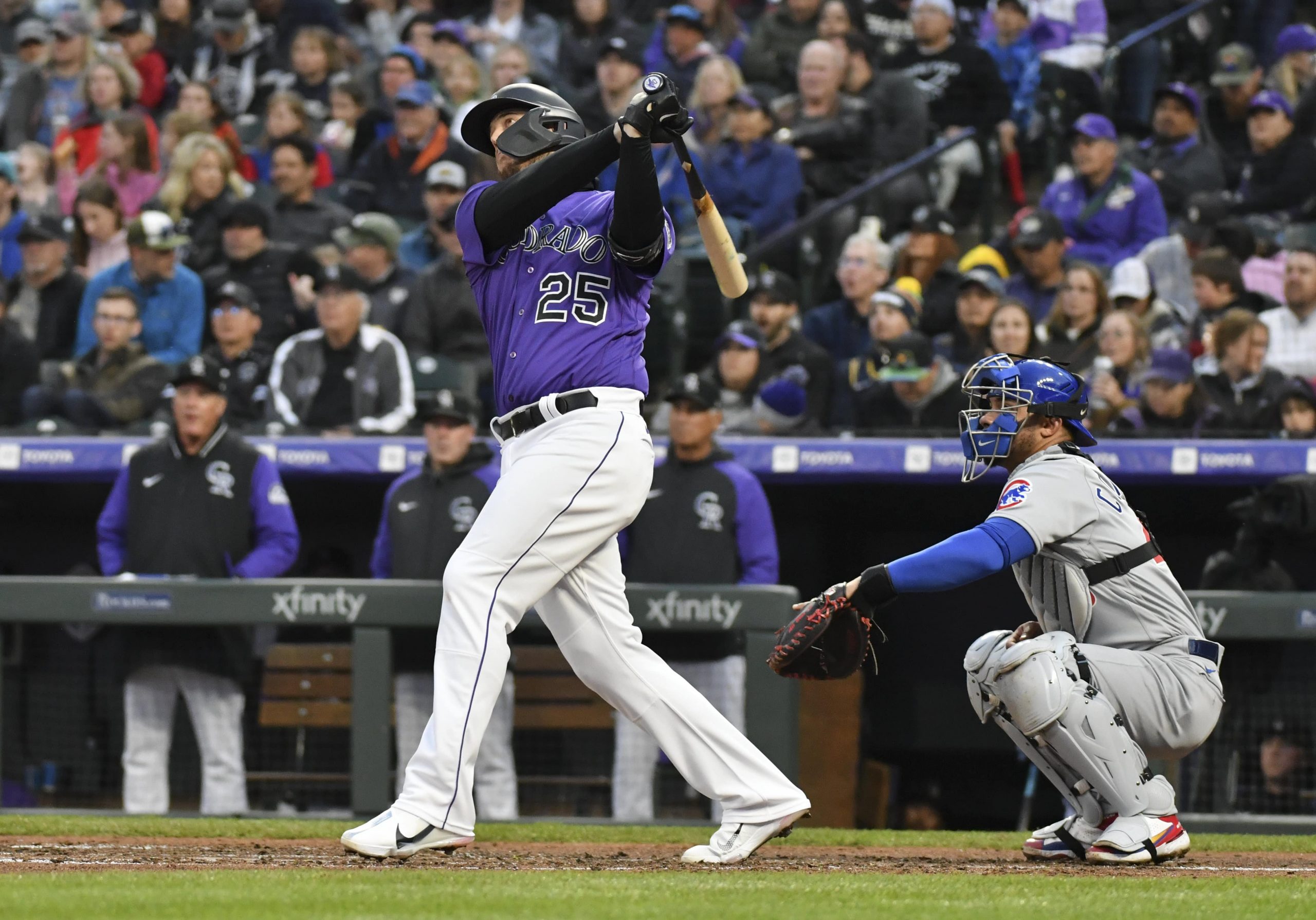 Colorado Rockies hitter C.J. Cron