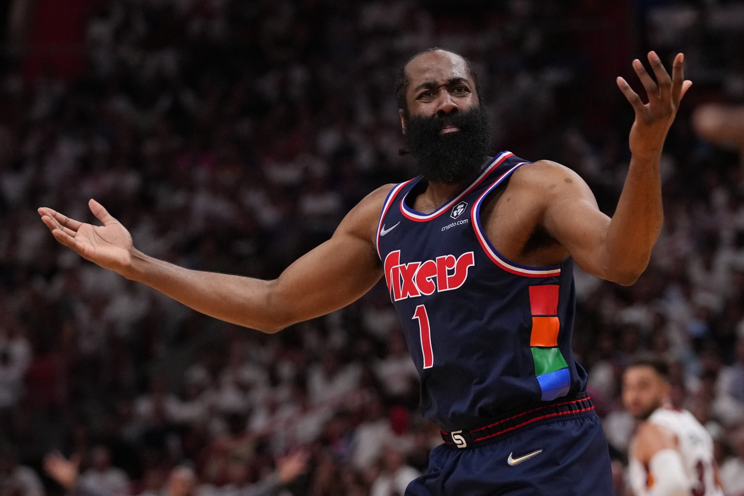76ers guard James Harden