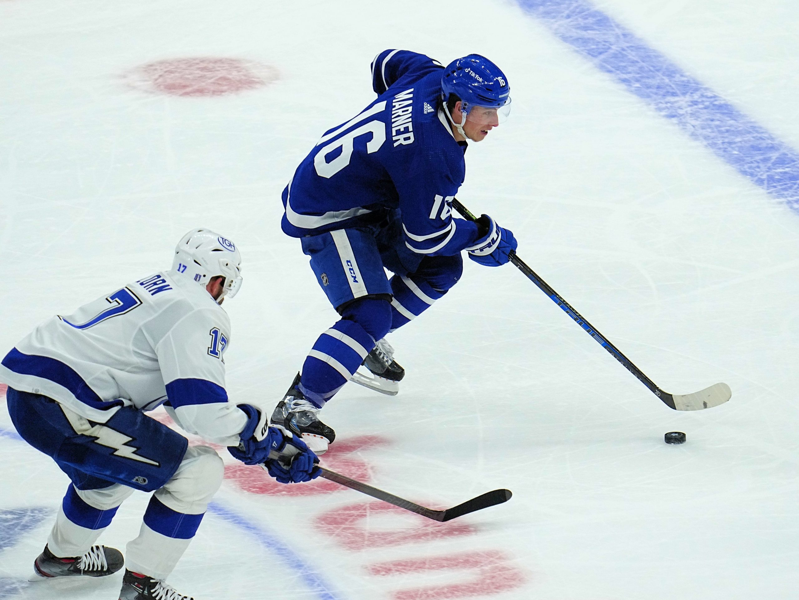 Toronto Maple Leafs skater Mitch Marner