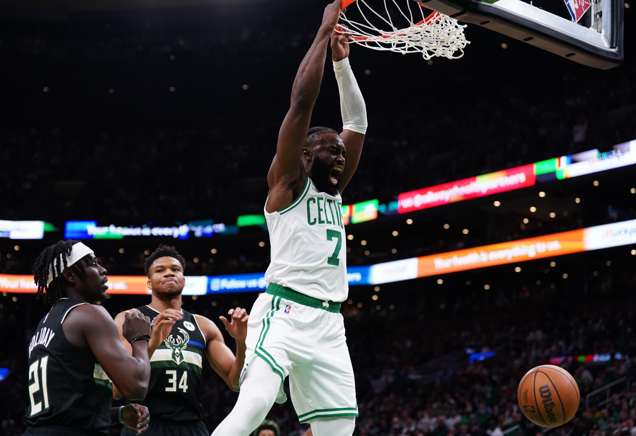 Boston Celtics guard Jaylen Brown