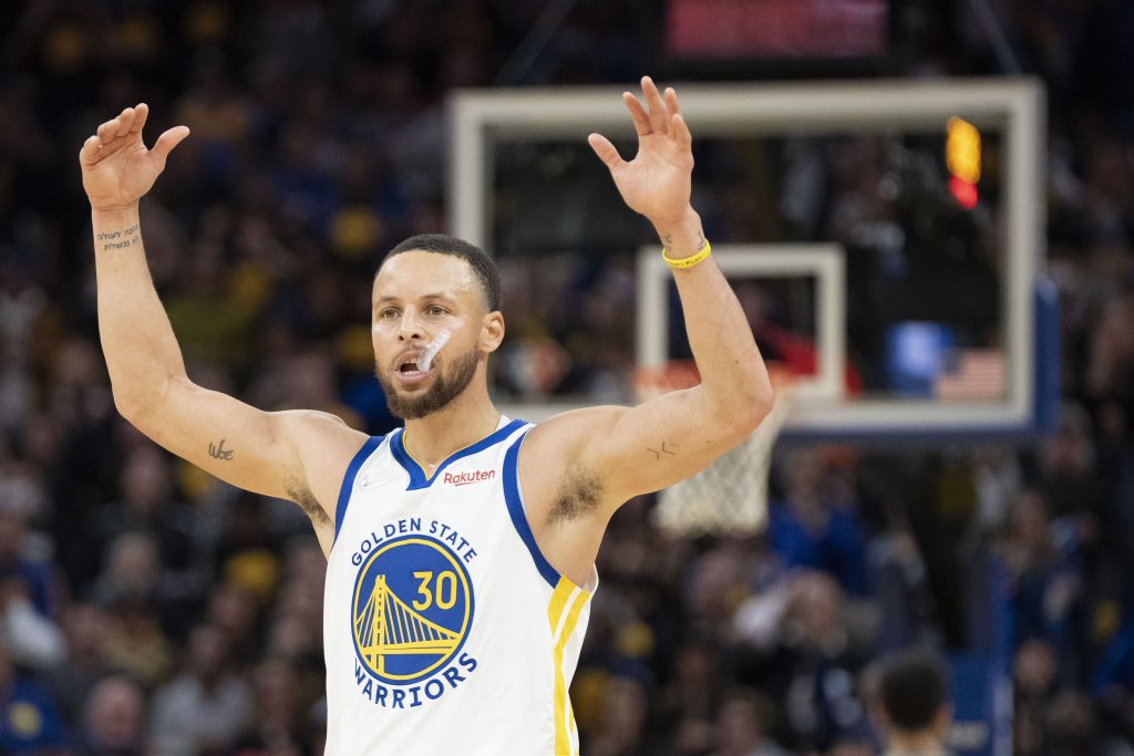 Warriors guard Stephen Curry