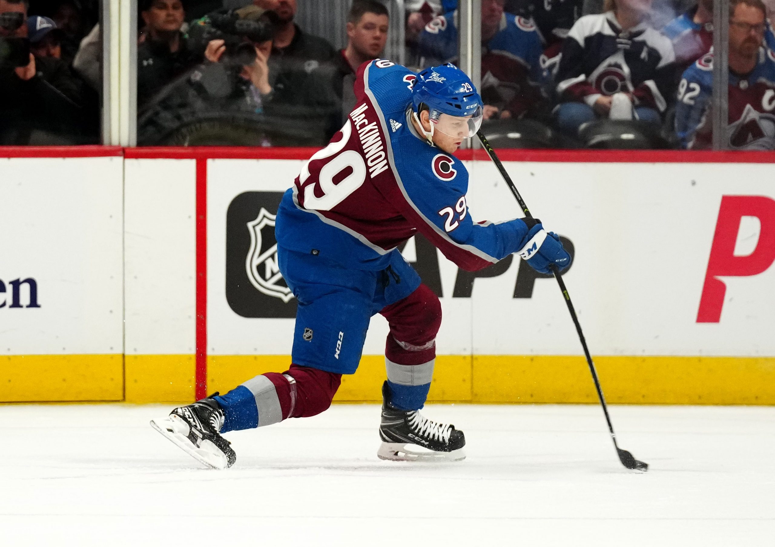 Colorado Avalanche skater Nathan MacKinnon
