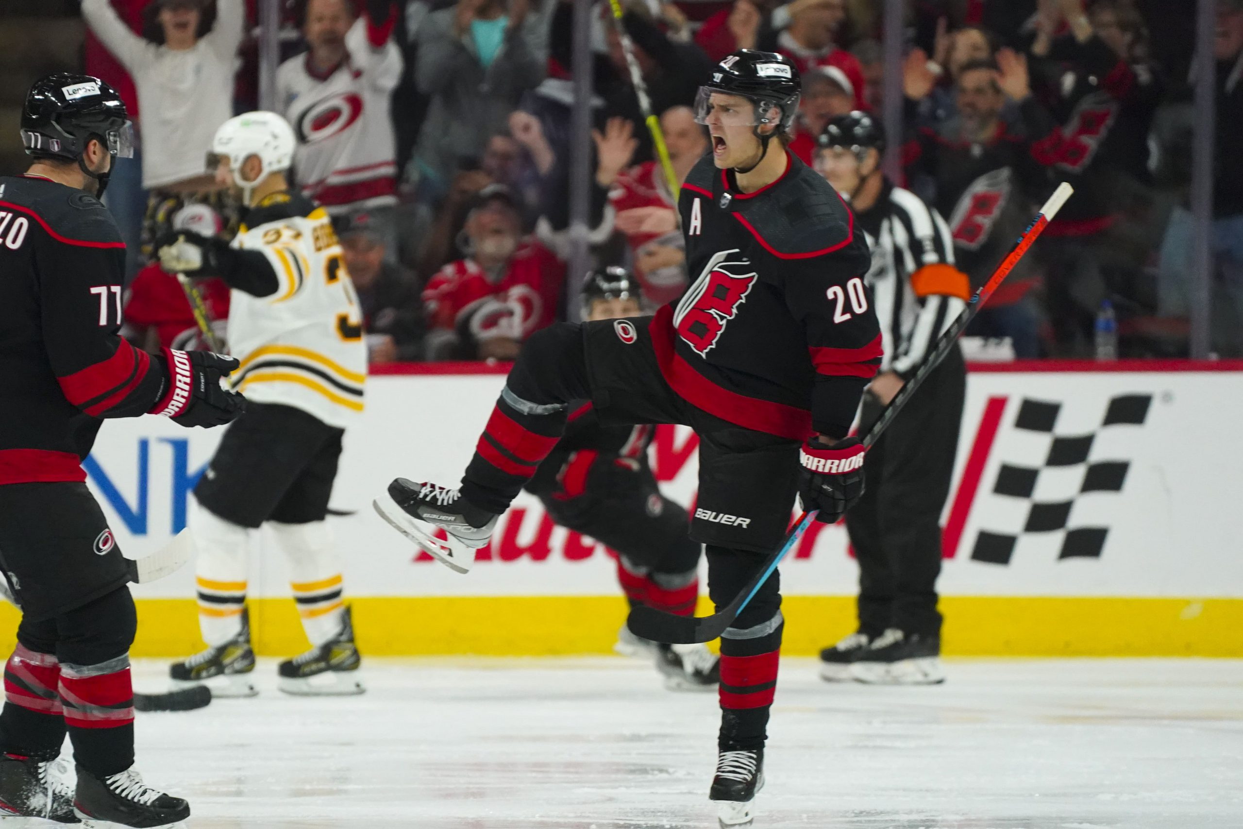 Carolina Hurricanes skater Sebastian Aho