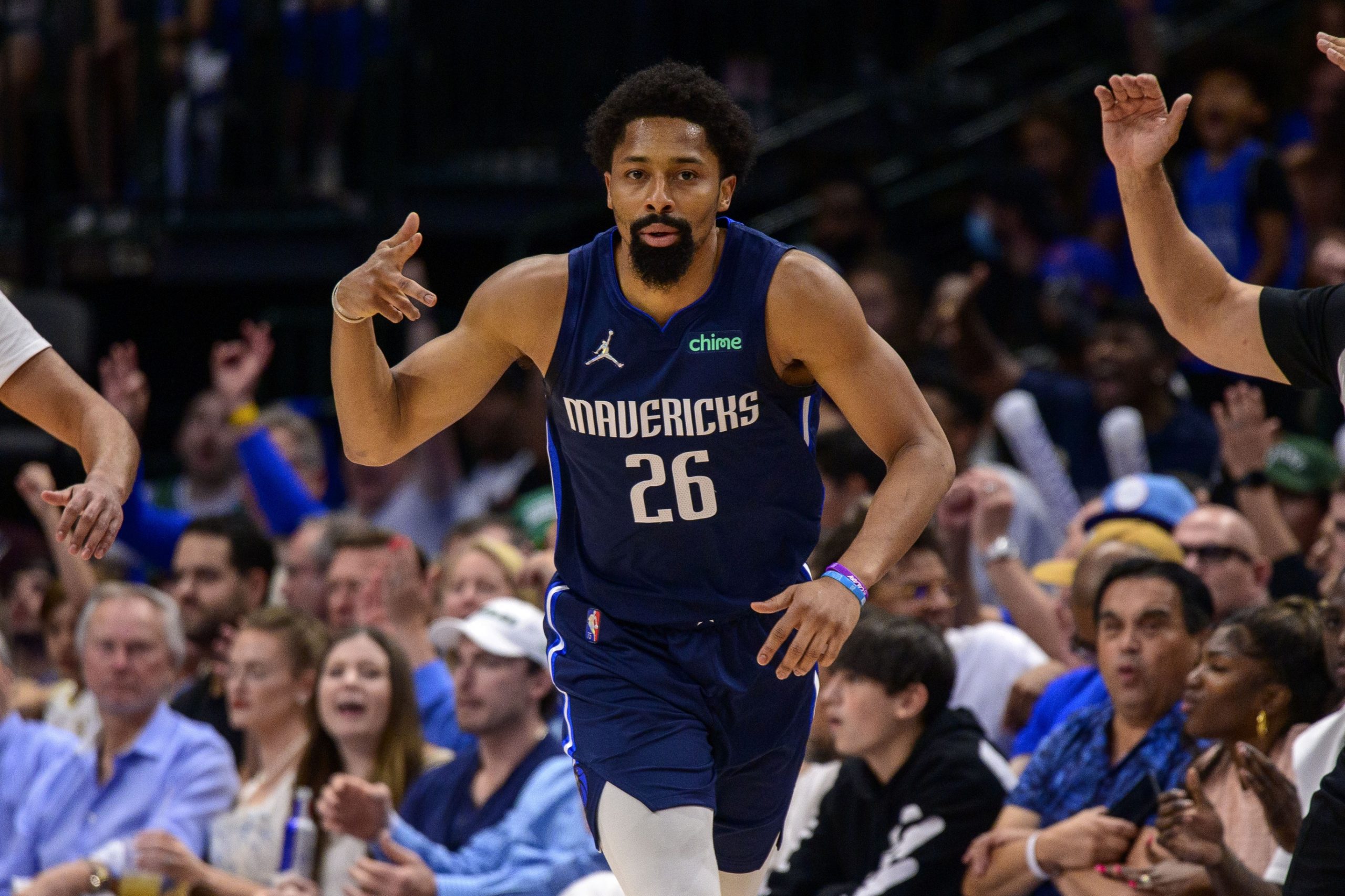 Dallas Mavericks guard Spencer Dinwiddie