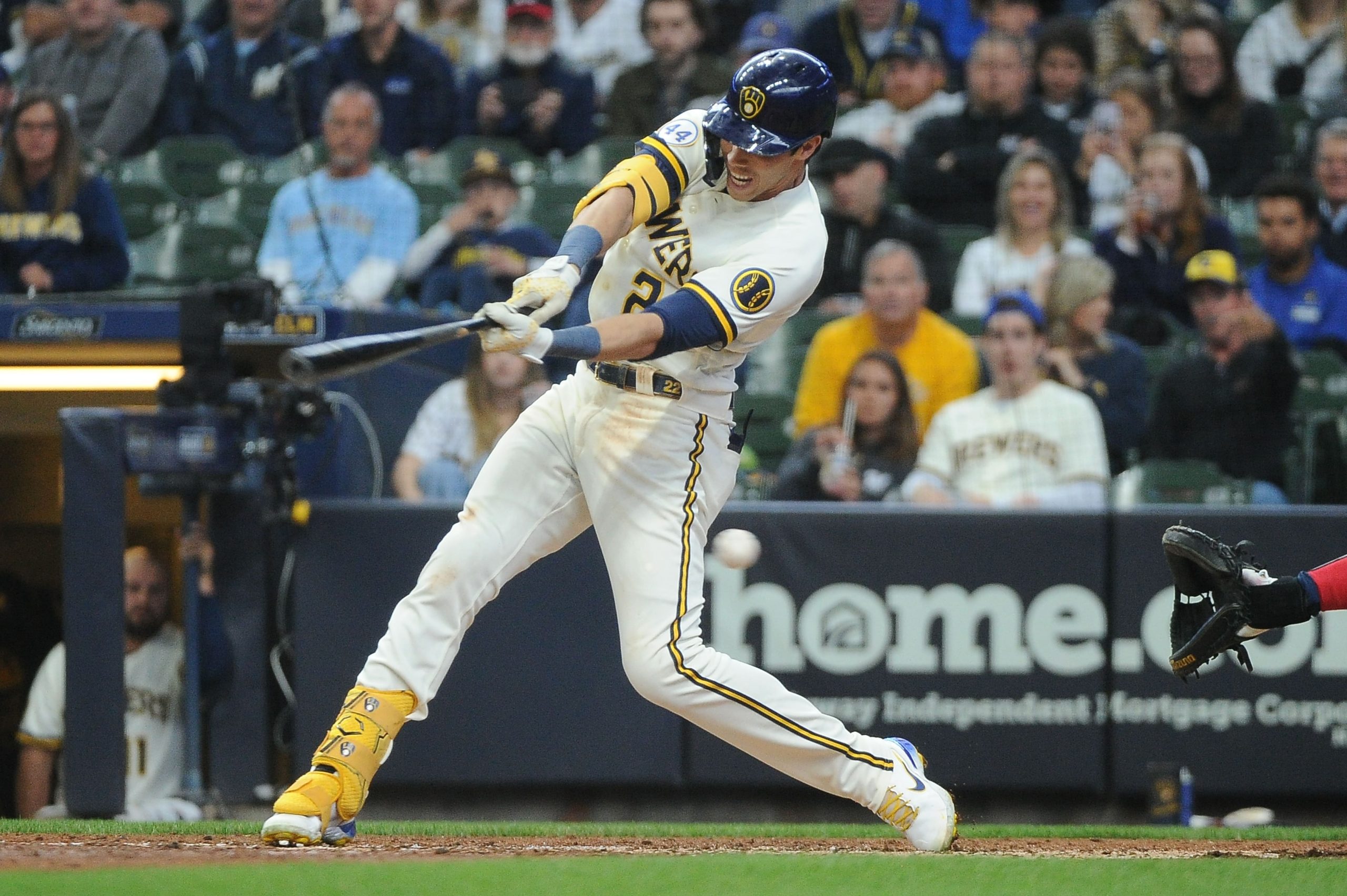 Milwaukee Brewers hitter Christian Yelich