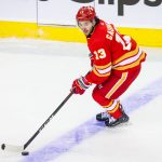 Calgary Flames skater Johnny Gaudreau