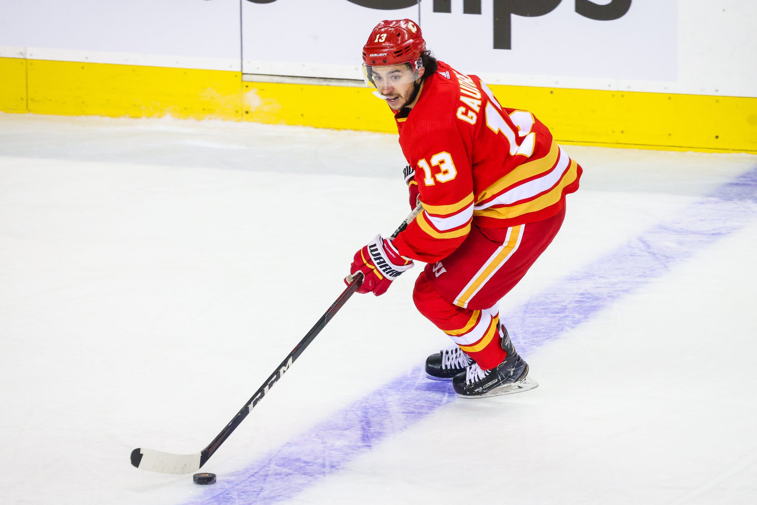 Calgary Flames skater Johnny Gaudreau