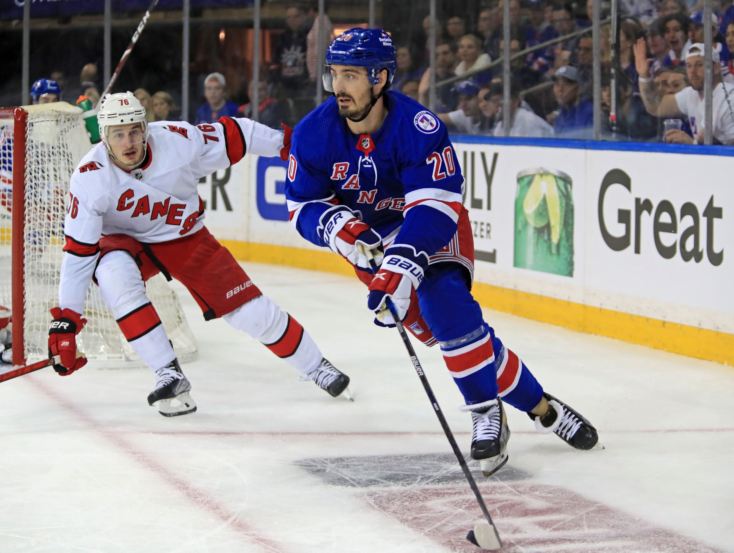 New York Rangers skater Chris Kreider