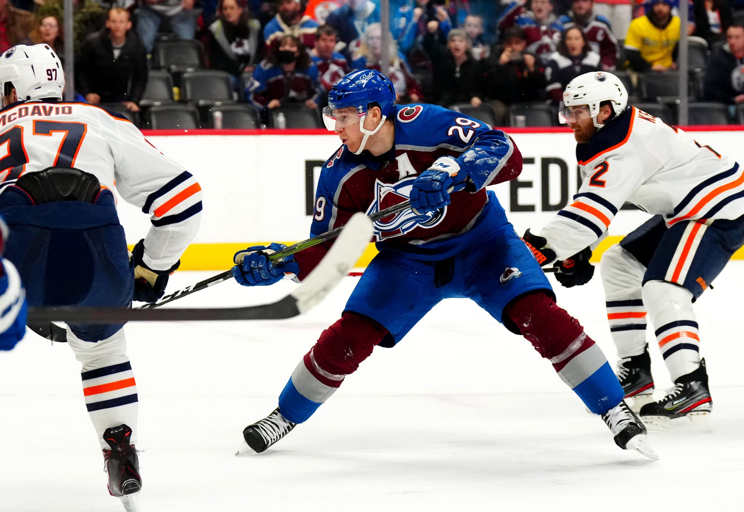 Colorado Avalanche skater Nathan MacKinnon