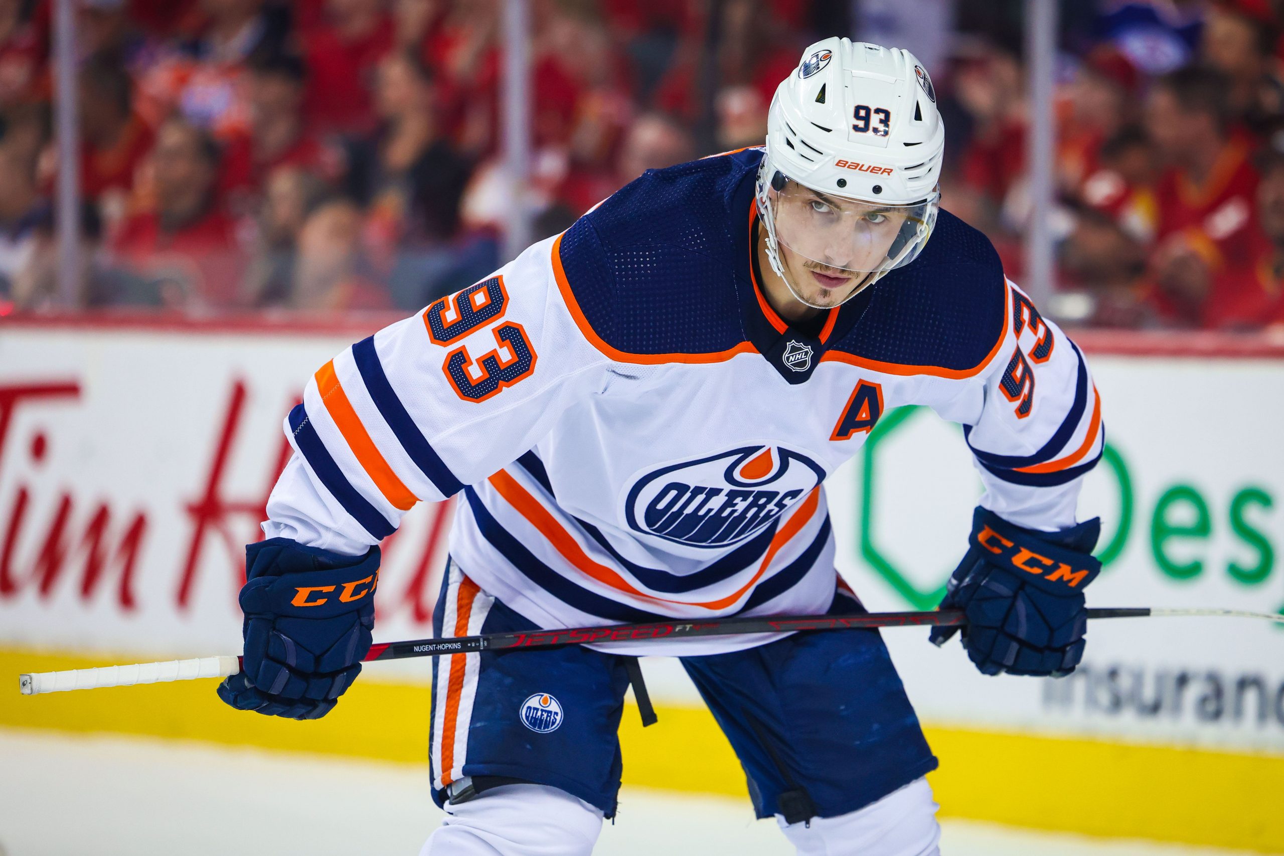 Edmonton Oilers skater Ryan Nugent-Hopkins