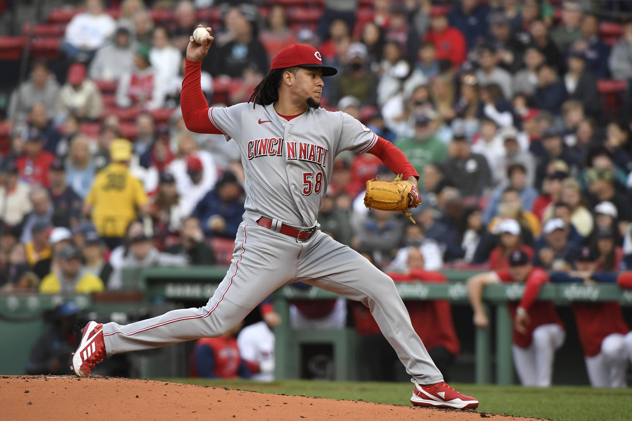 Luis Castillo of the Cincinnati Reds