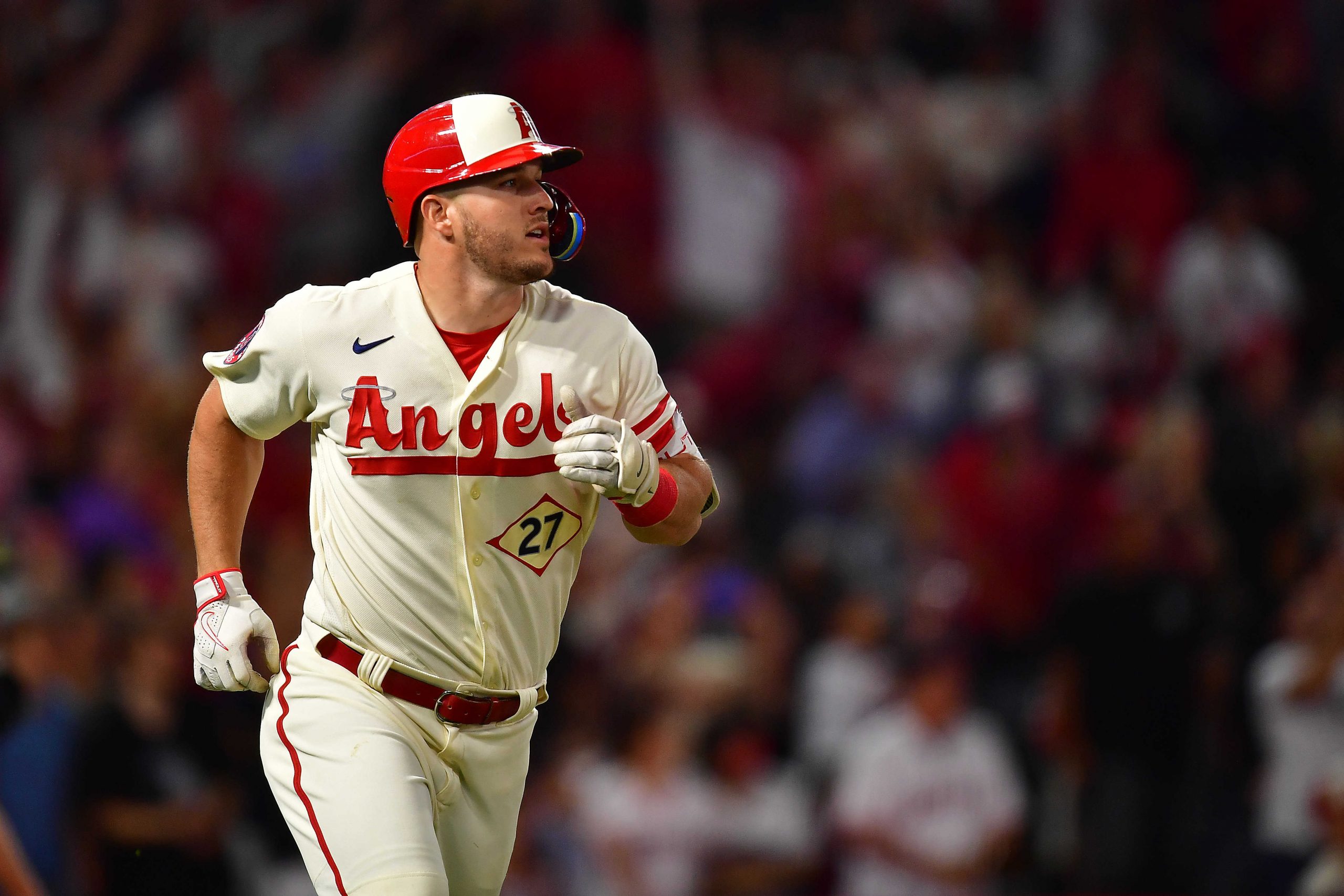 Los Angeles Angels hitter Mike Trout