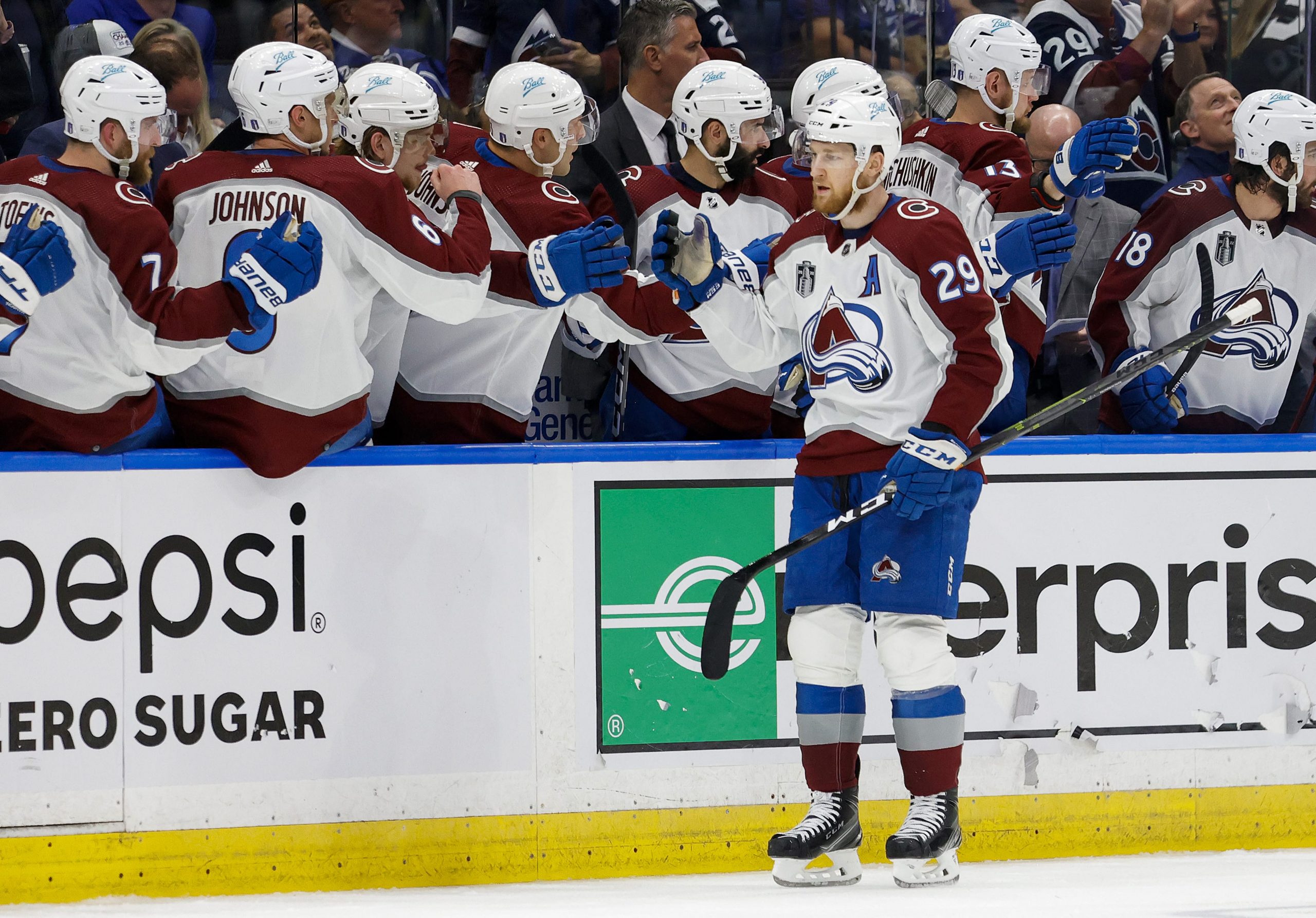 Colorado Avalanche skater Nathan MacKinnon