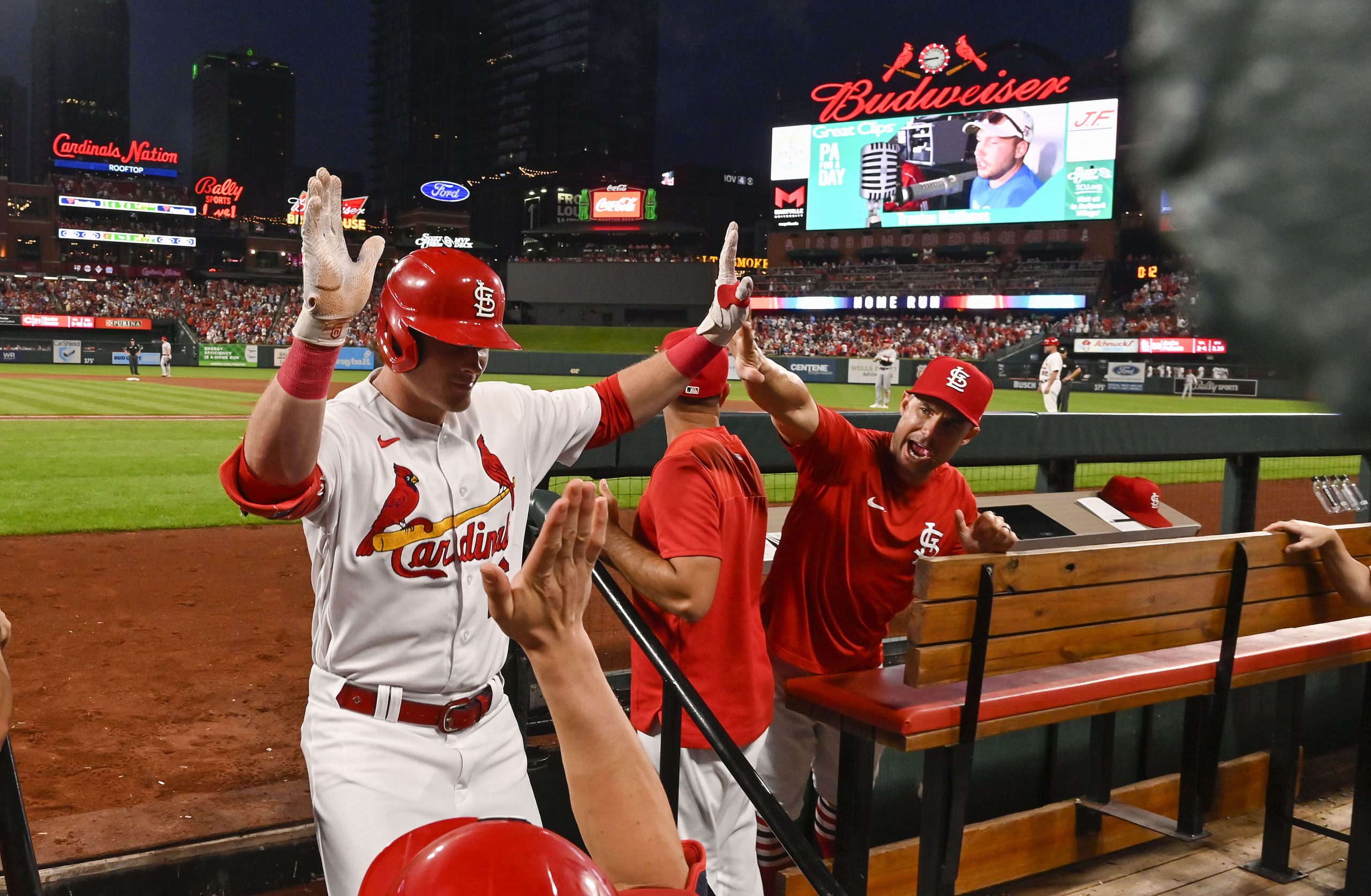 St. Louis Cardinals hitter Nolan Gorman