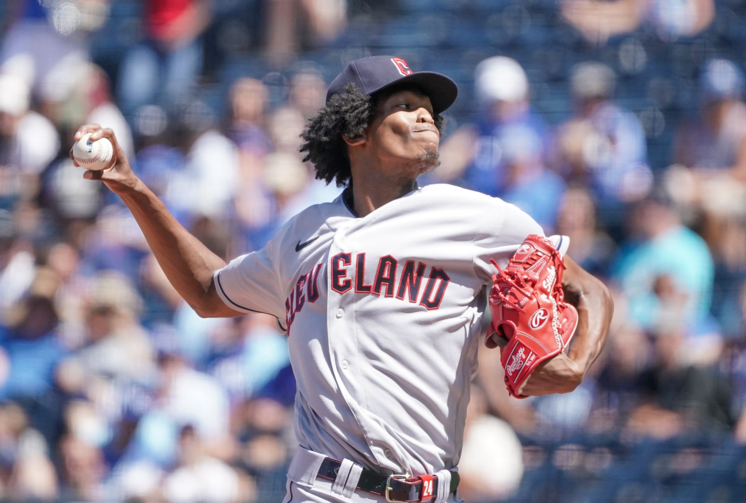Cleveland Guardians pitcher Triston McKenzie