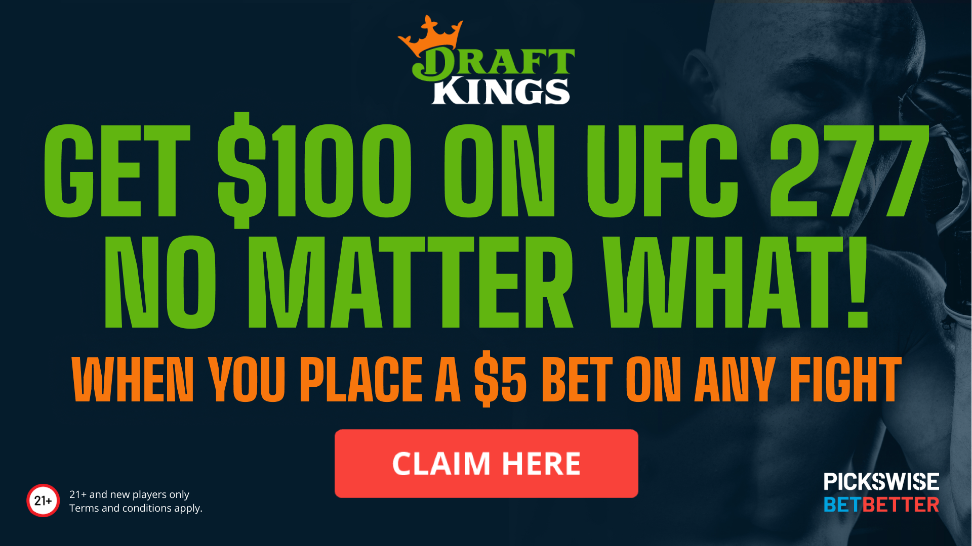 UFC 277 DraftKings promo code: Bet , Get 0 instantly!