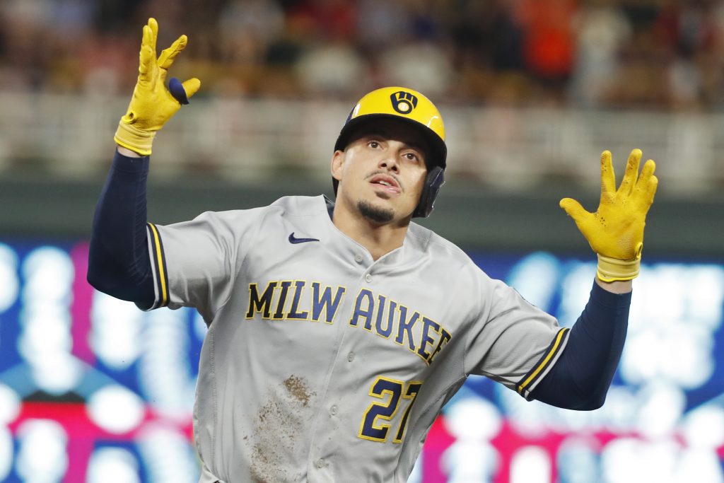 Pemukul Milwaukee Brewers Willy Adames