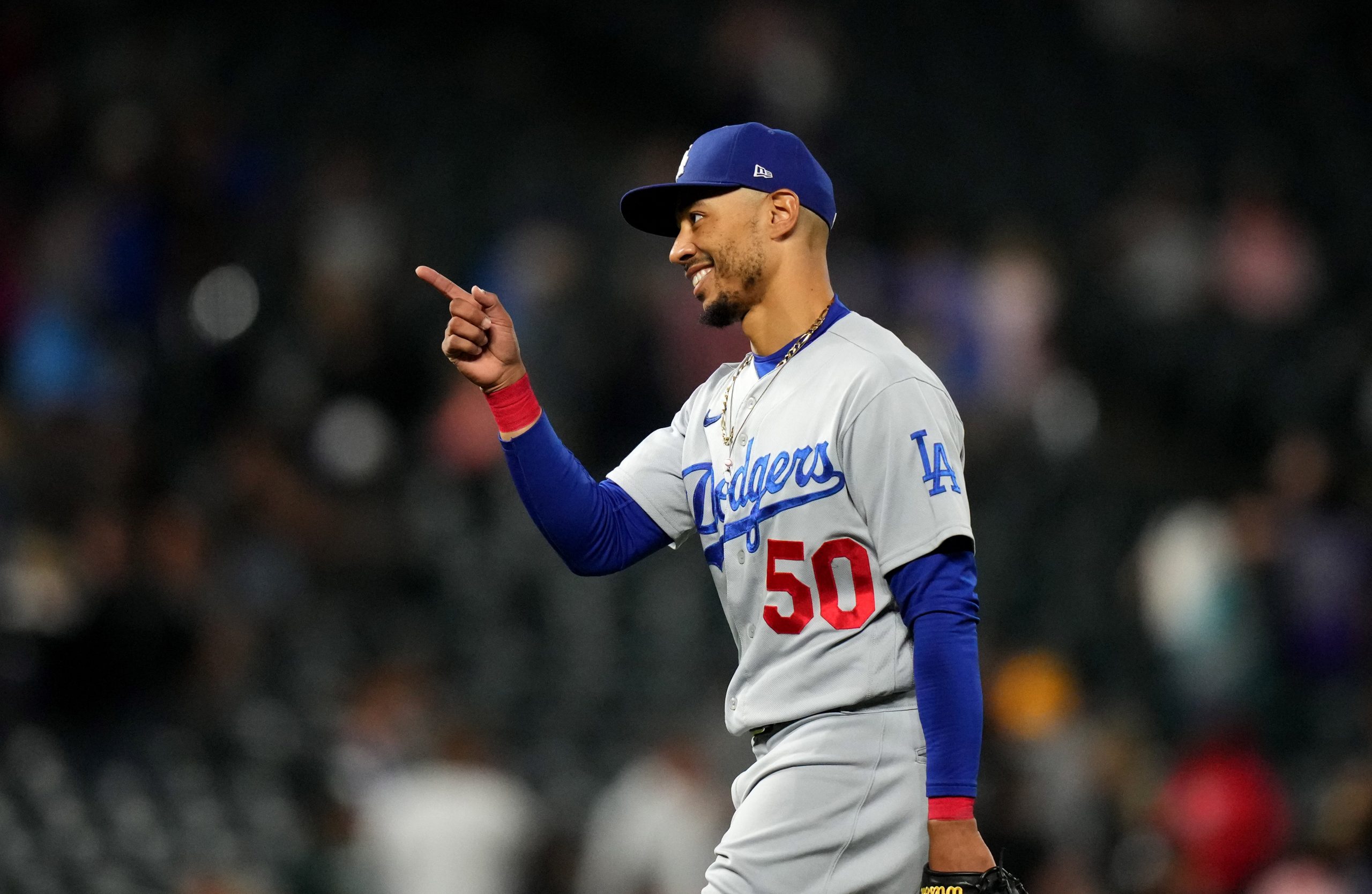 Los Angeles Dodgers hitter Mookie Betts