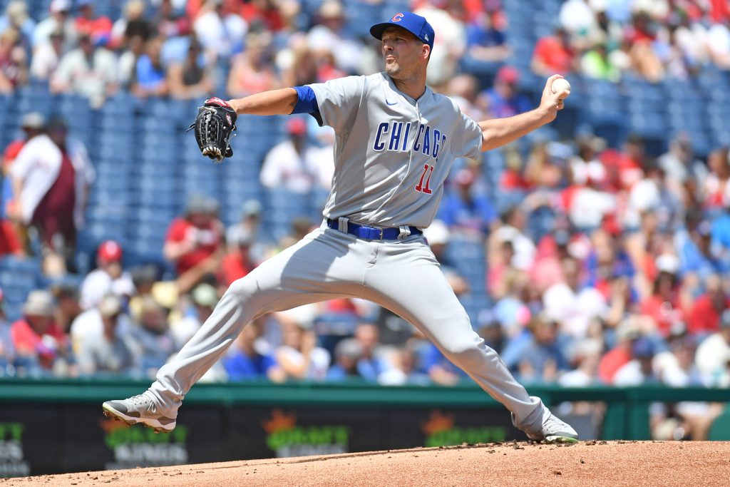 Chicago Cubs starting pitcher Drew Smyly