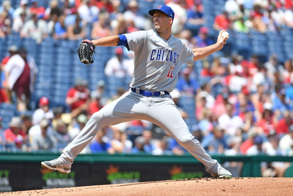 Chicago Cubs starting pitcher Drew Smyly