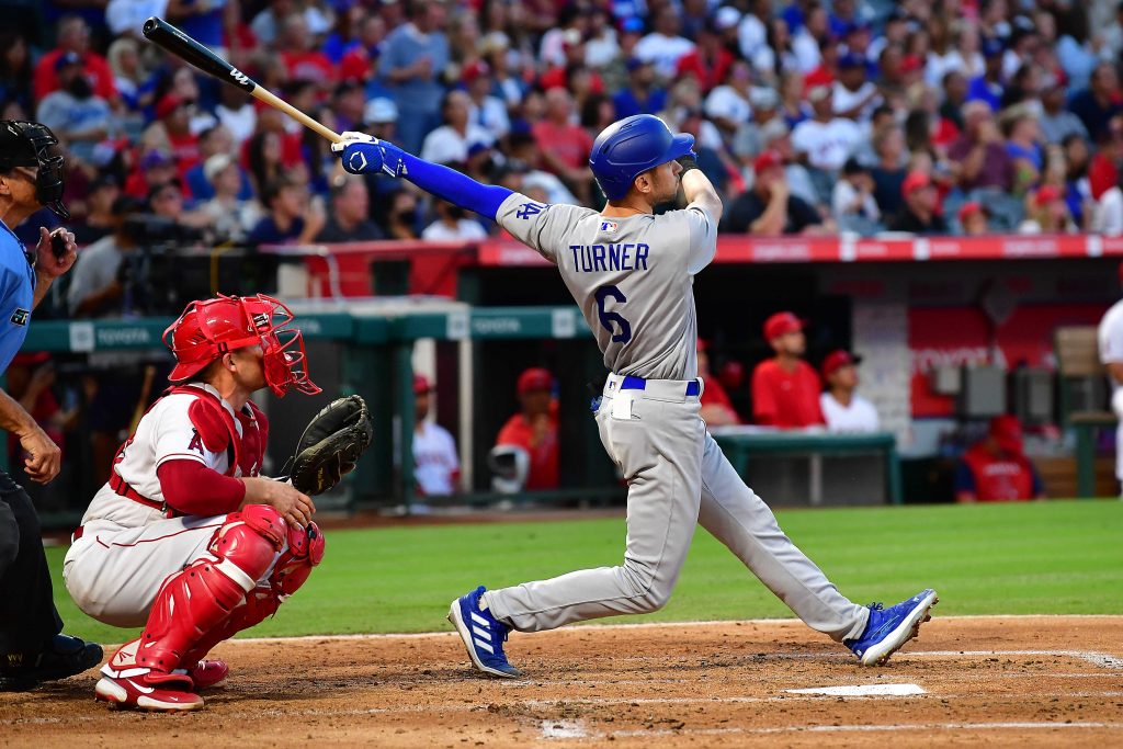 Los Angeles Dodgers Trea Turner Batting