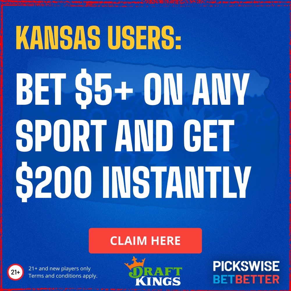 DraftKings Kansas Promo Code For $200 In Free Bets