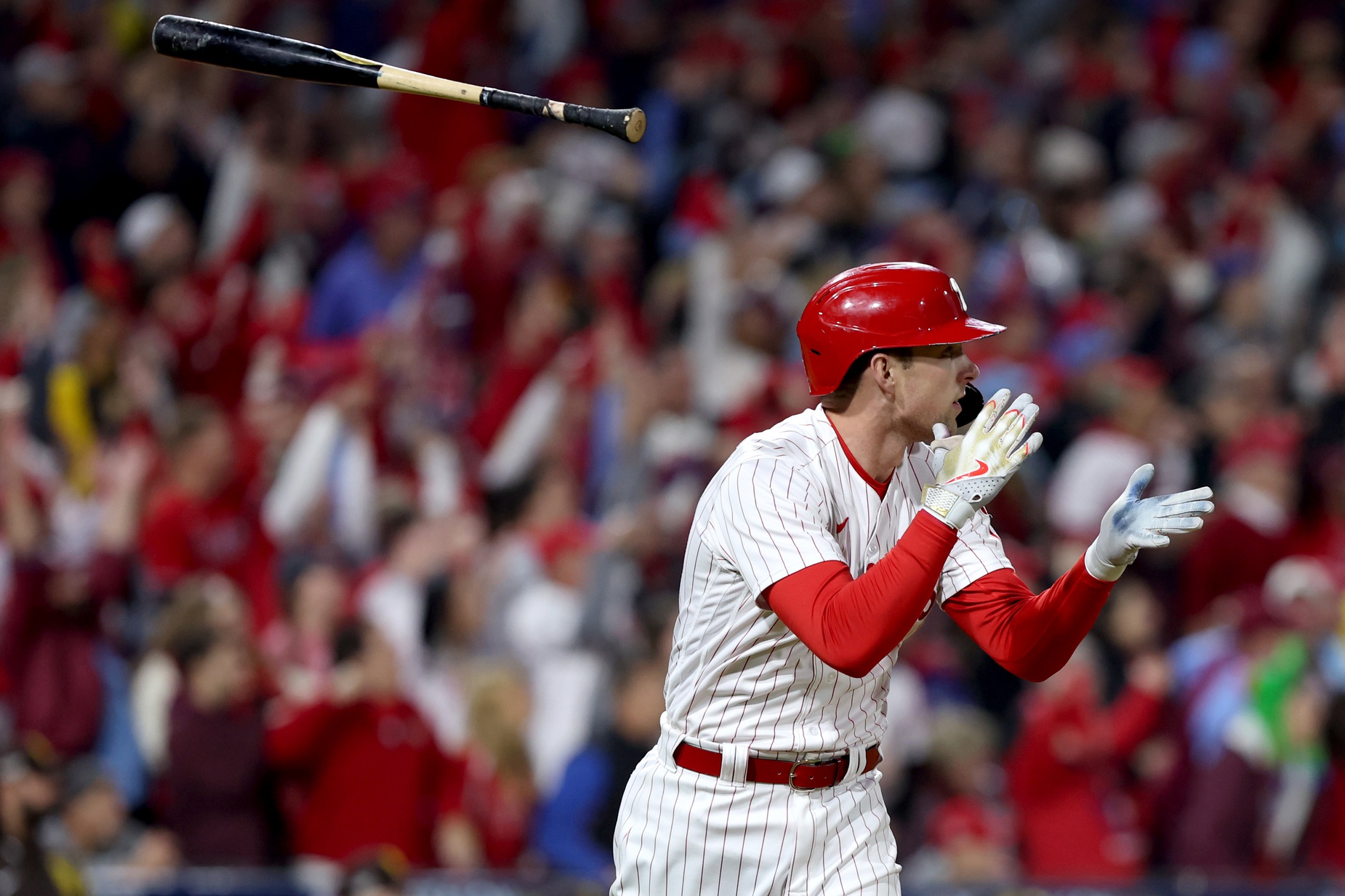 Best MLB playoffs player prop bet for Game 2 of World Series: Rhys Hoskins leads the charge