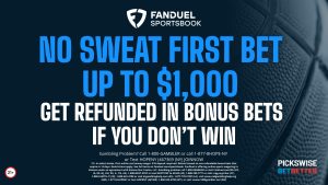 FD $1K No Sweat Bet offer March 2023 FanDuel