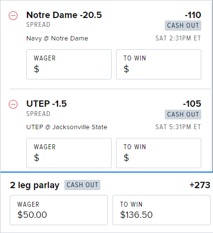 parlays for this weekend
