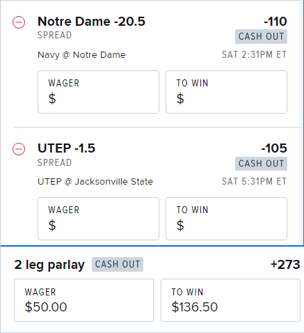 College Football Parlays - NCAAF Picks and Parlays